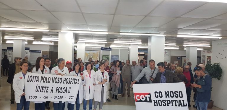 Nova xornada del folga no hospital de Monforte