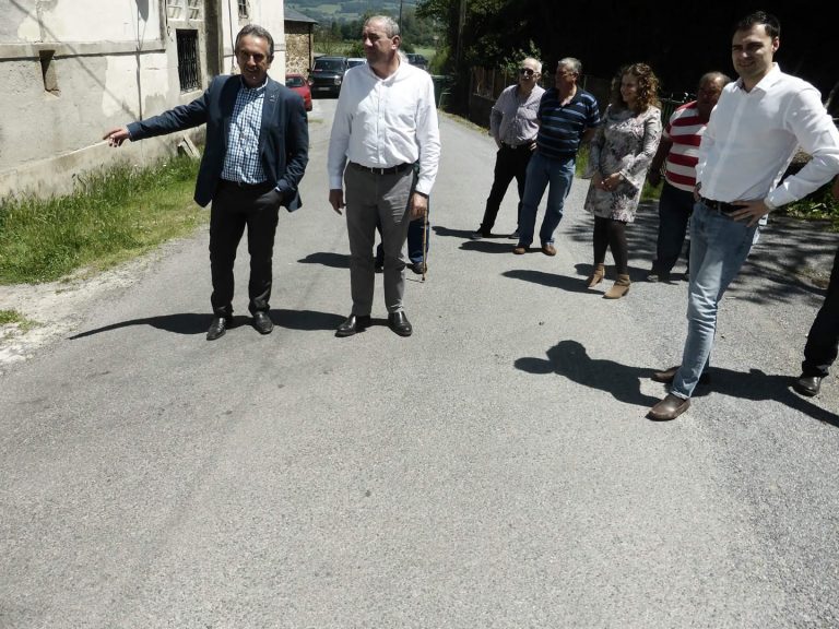 As melloras nas estradas provinciais de Láncara benefician a 450 veciños