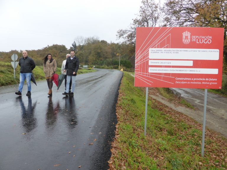 263.000 euros para mellorar a comunicación por estrada entre Samos e Sarria