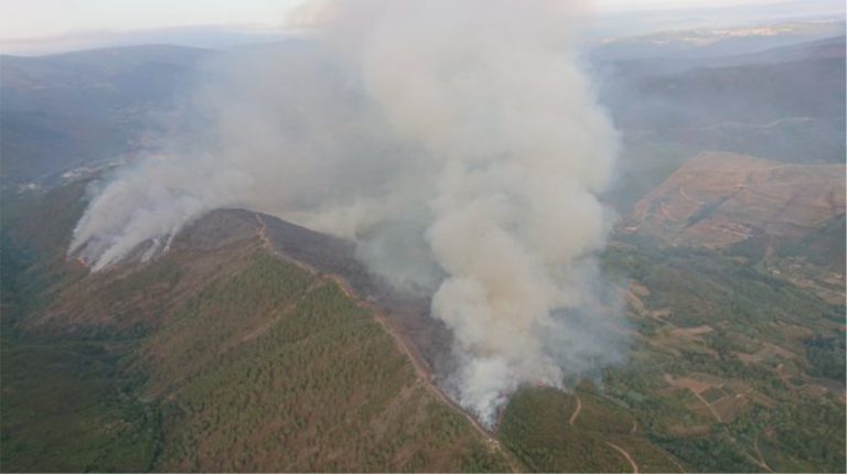 Extinguido o lume de Quiroga que queimou 16 hectáreas