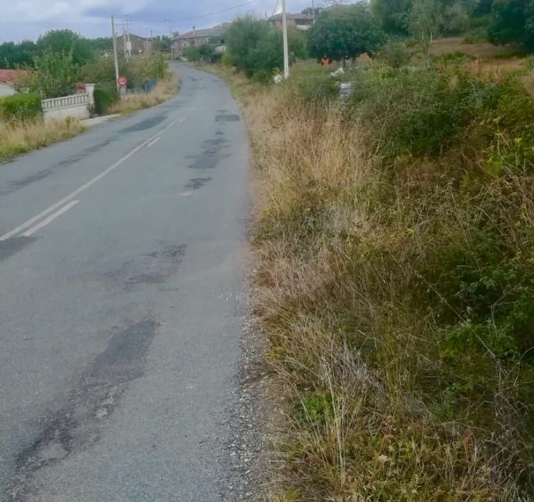 O PP monfortino reclama a atención da Deputación para reparar e desbrozar a estrada de Monforte a Currelos
