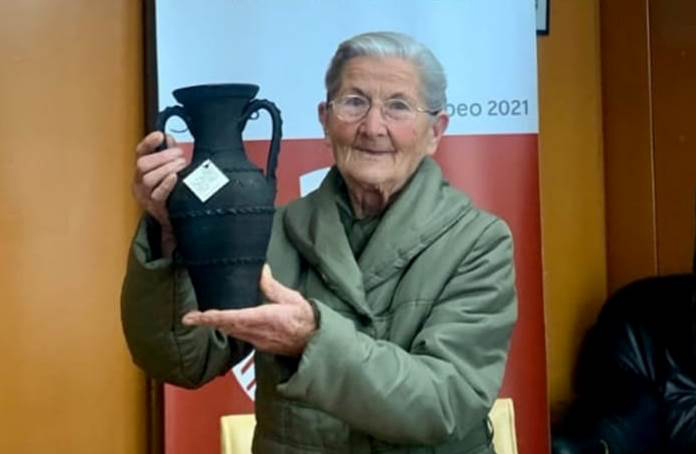 A gañadora do Goya, Benedicta Sánchez, pregoeira da Feira do Viño de Amandi