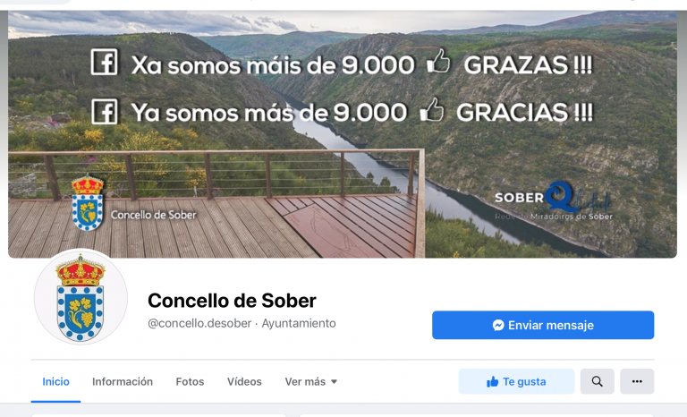 Sober sortea produtos locais ao superar 9.000 seguidores en Facebook