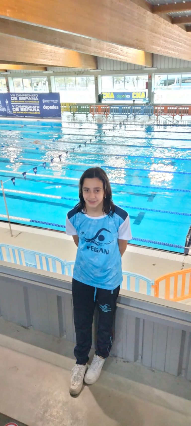 Gran actuación da nadadora Andrea Gudín no Campionato de España alevín celebrado en Málaga