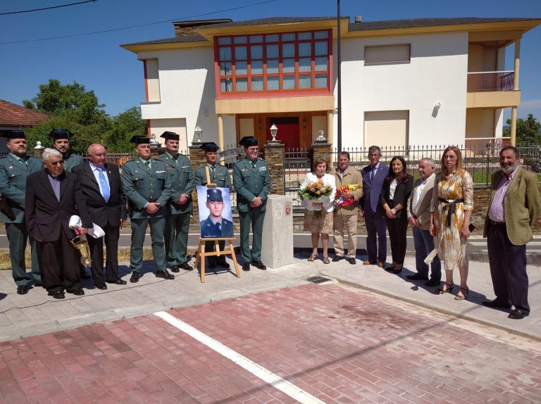 Sober homenaxea un Garda Civil falecido en misión humanitaria en Kósovo en 1999