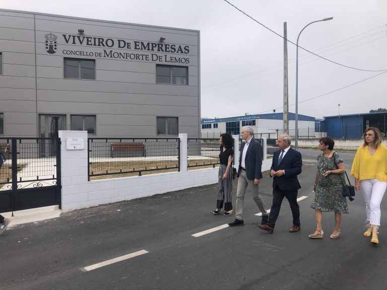 Francisco Conde visita o Polígono de Monforte e o novo viveiro de empresas