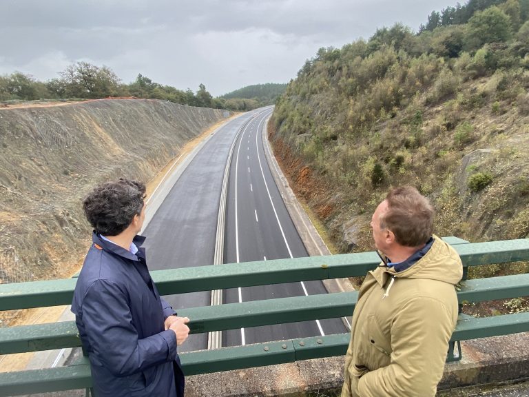 Abertos ao tráfico 9,7 km da ampliación da autovía entre Sarria e Lugo