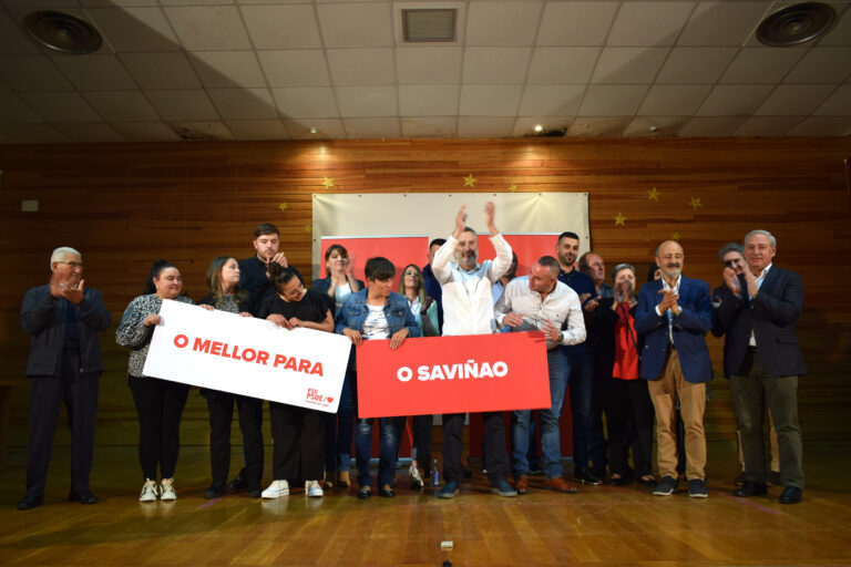 A candidatura socialista no Saviñao quere que “o concello rexurda do estancamento de 30 anos”