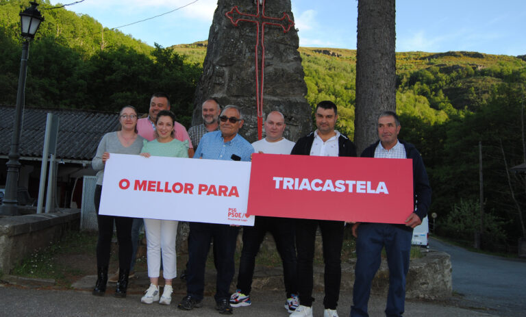 A candidatura socialista en Triacastela “quere traballar para acadar investimentos e mellorar as dotacións públicas”