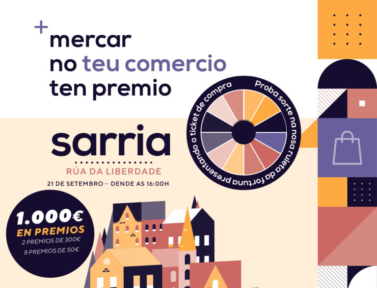 Do 14 ao 21 de setembro “Mercar no comercio de Sarria ten premio”