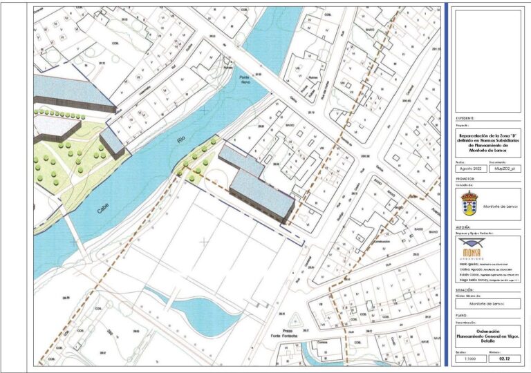 A nova Zona D mellorará o urbanismo do centro de Monforte, asegura o alcalde