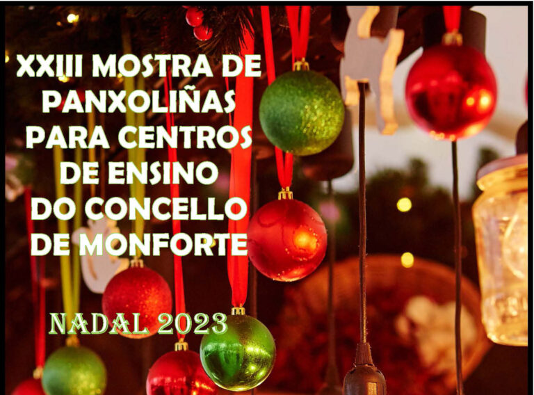 XXIII Mostra de Panxoliñas de Monforte, este 20 de decembro ás 18:00