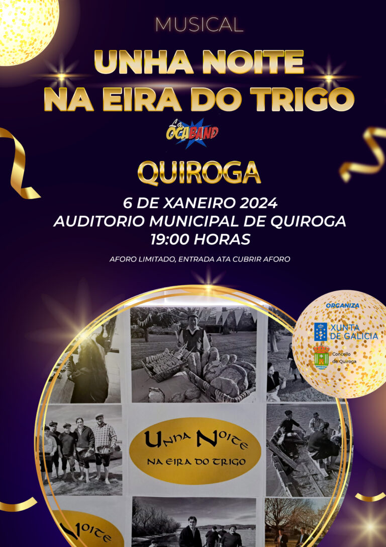 O musical “Unha noite na eira do trigo”, este sábado en Quiroga