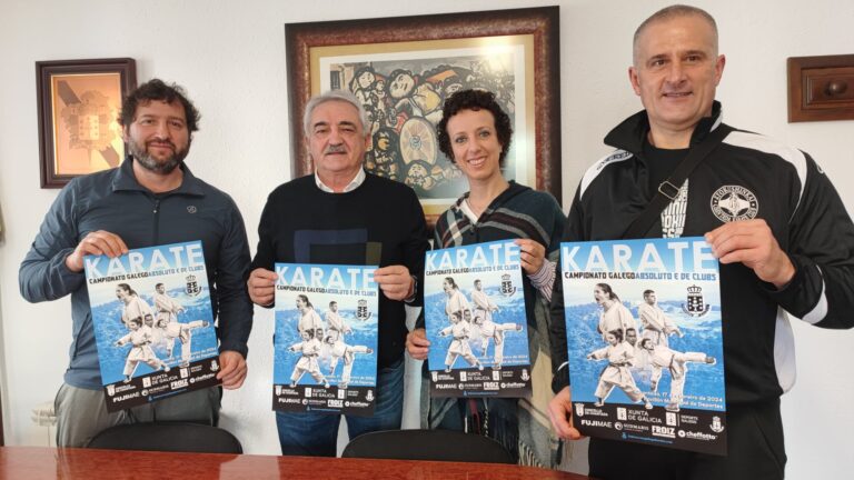 O 17 de febreiro Chantada acolle o Campionato Galego Absoluto e de Clubs de karate