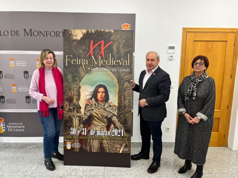 Monforte dá a coñecer cartel e vídeo da XX Feira Medieval