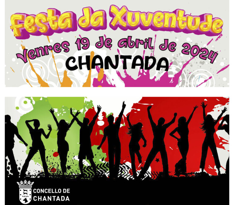 Festa da Xuventude en Chantada este 19 de abril desde as 19:00h