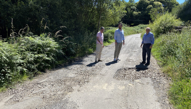 Ameijide lamenta “o dano que a Deputación fai á imaxe da Ribeira Sacra polo mal estado das súas estradas”