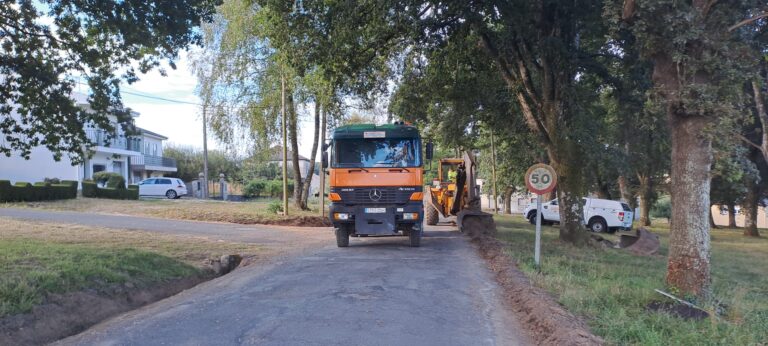 En marcha as obras doutro tramo da  LU-P-5709, que conecta Sarria e Paradela