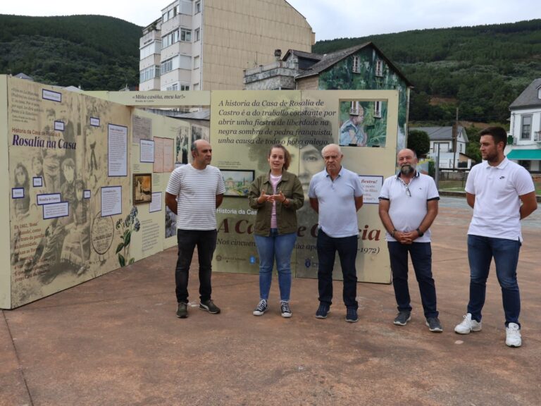 Quiroga acolle a exposición  “A Casa de Galicia. 50 anos da casa de Rosalía”