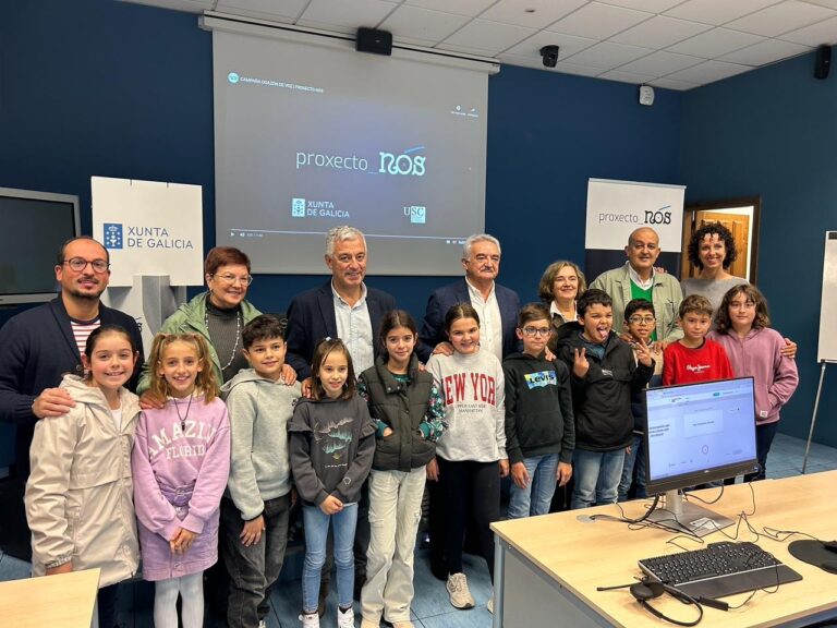 Valentín García participa en Chantada na primeira doazón de voz infantil do Proxecto Nós