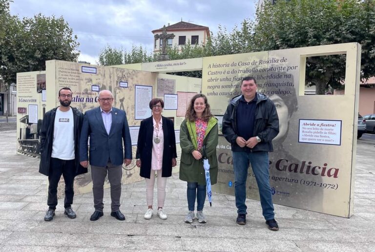 “A Casa de Galicia. 50 anos da casa de Rosalía”, exposición a pé de rúa en Monforte