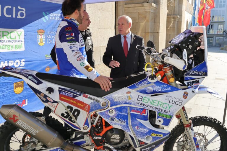 A Deputación de Lugo poñerá 15.000 euros para apoiar ao motorista Eduardo Iglesias no vindeiro Rally Dakar