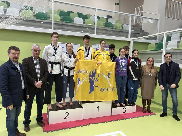 5 ouros e 4 pratas para o taekwondo monfortino no Campionato Galego