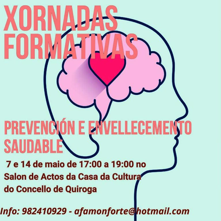 O 7 e 14 de maio Quiroga acolle unhas xornadas sobre prevención e envellecemento saudable