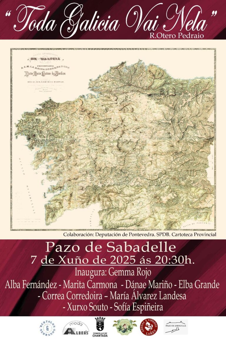 O Pazo de Sabadelle en Chantada homenaxea a Domingo Fontán coa exposición “Toda Galicia vai nela”
