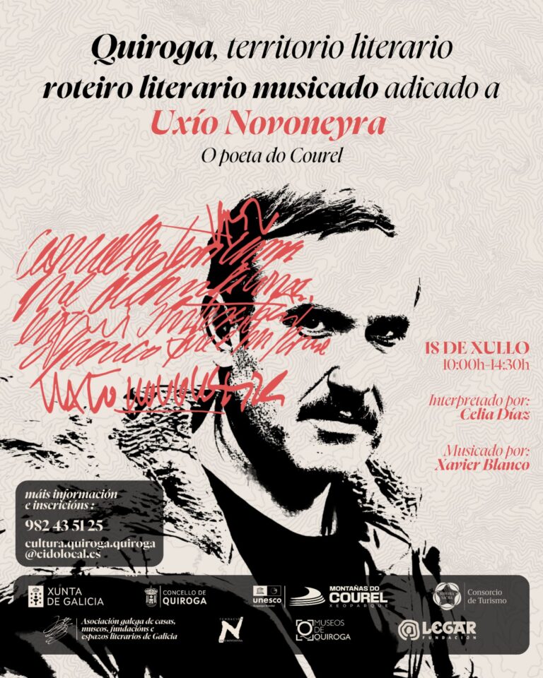 Uxío Novoneyra súmase ao roteiro “Quiroga, territorio literario”