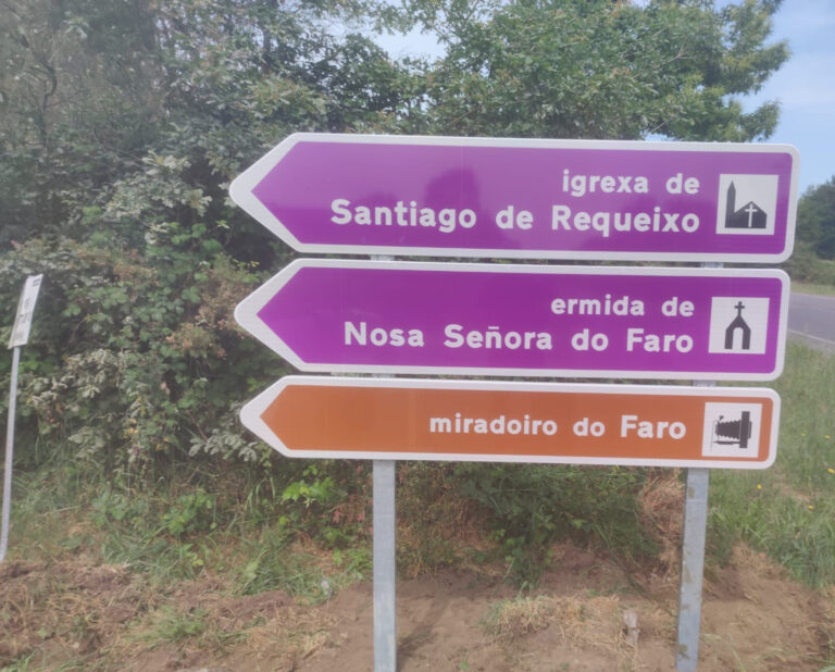 O Concello de Chantada reforza a sinalización turística do Monte Faro
