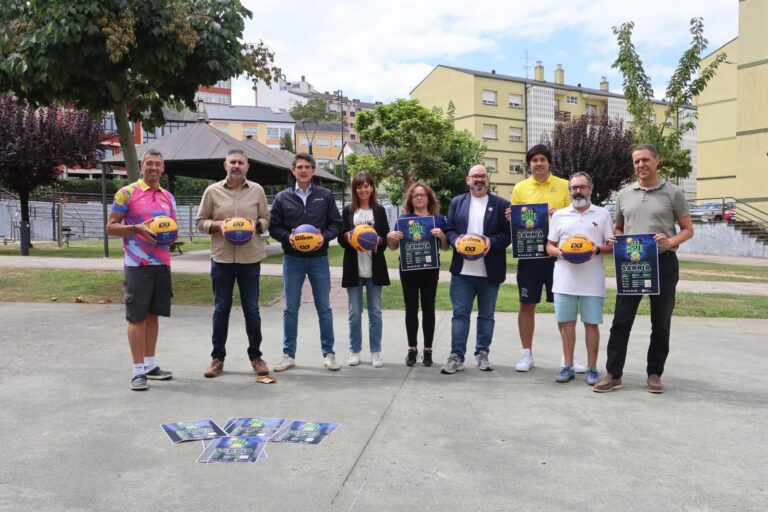 Sarria celebra a Noite Meiga e remata o torneo de baloncesto 3×3