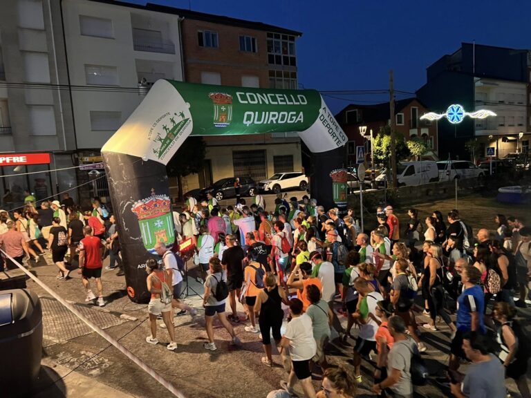 350 persoas na I Andaina Noite de Estrelas en Quiroga