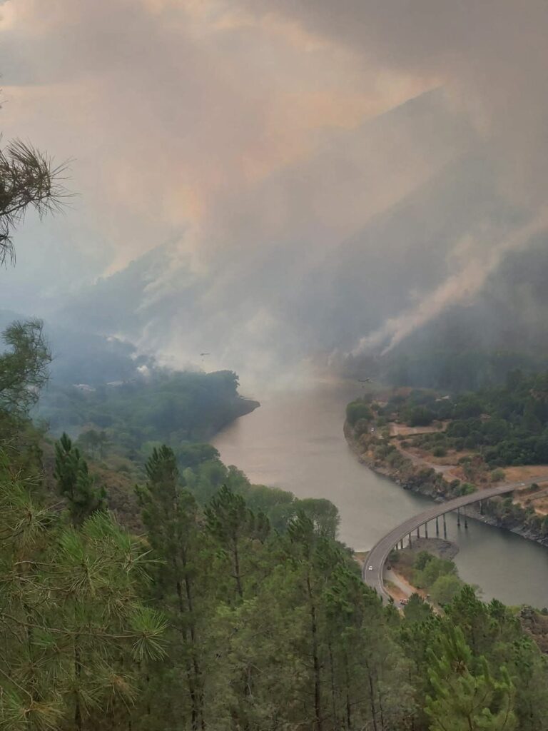 Controlado o salto do incendio da Pobra do Brollón a Ribas de Sil