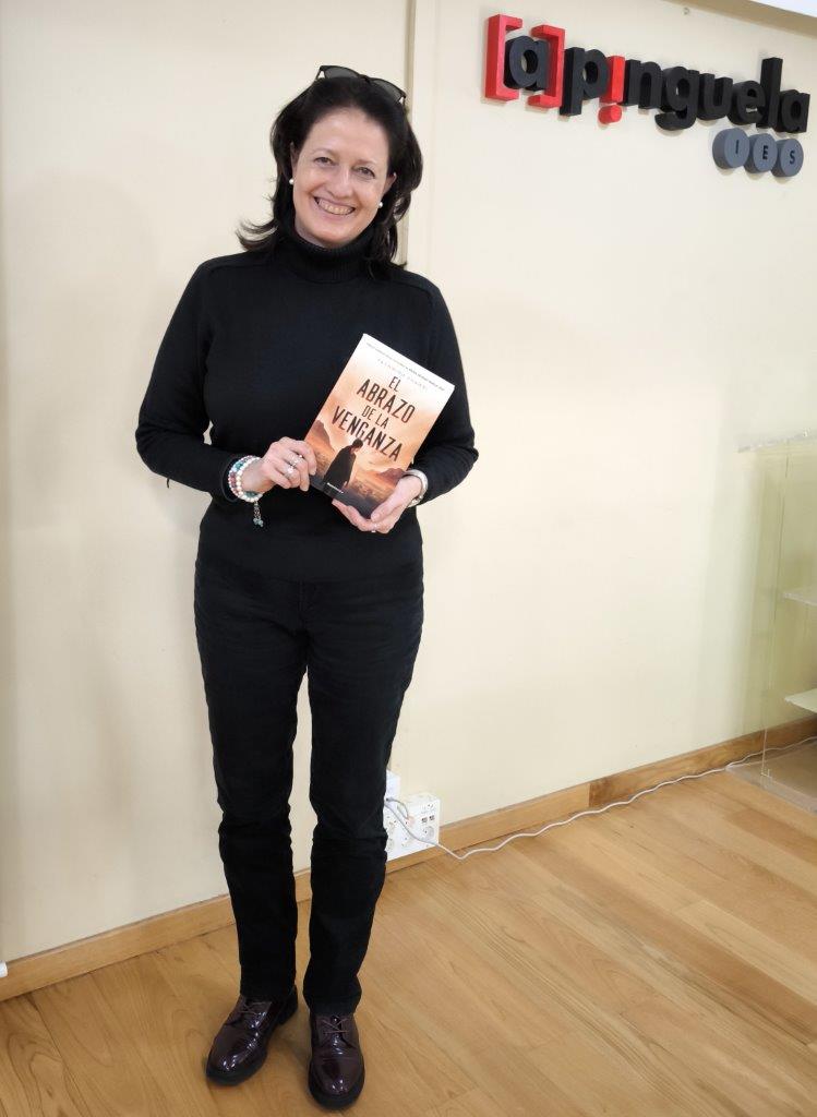 A escritora Yashmina Shawki ofreceu unha conferencia sobre Oriente Próximo no IES A Pinguela