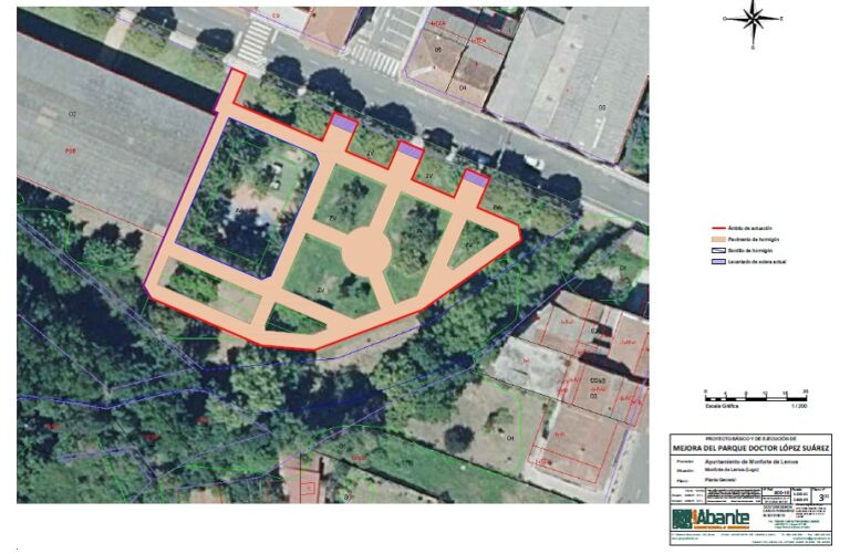 Monforte licita as obras de mellora do parque da rúa Doutor López Suárez