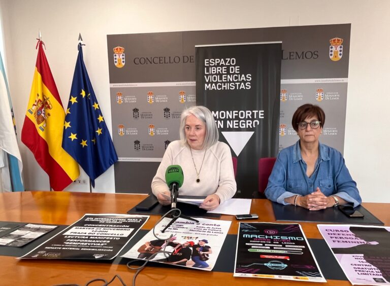 Monforte presenta un completo programa de actividades para o 25N