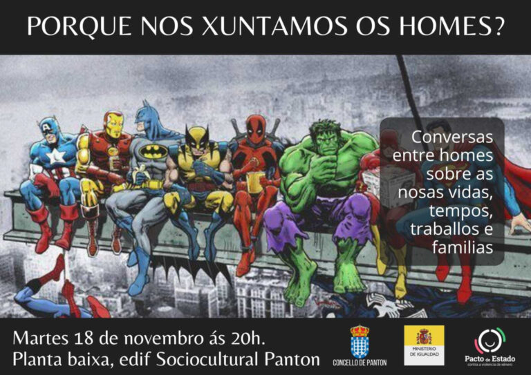 Encontro en Pantón o 18 de novembro, “Por que nos xuntamos os homes?”