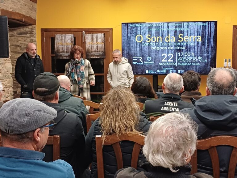 “O Son da Serra, Cando O Courel derramou bágoas de cinsa” presentouse aos protagonistas