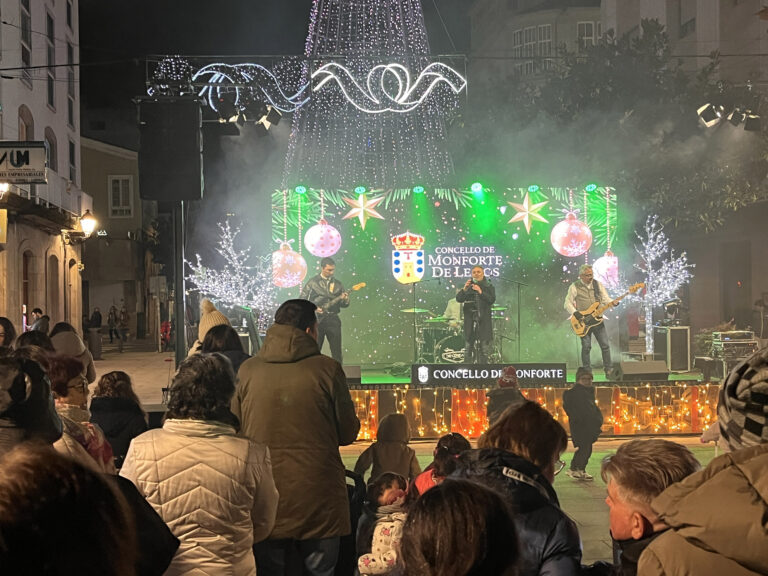 Deloreans nas Festas de Nadal de Monforte