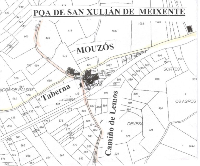 Cousas Xacobeas: O Camiño na parroquia de Meixente: Mouzós e O Sisto (I)