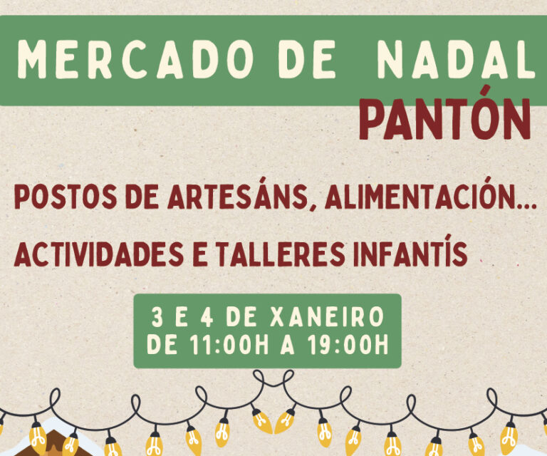 As compras de Reis no I Mercado de Nadal de Pantón