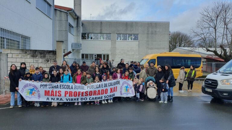 A ANPA do CEIP de Sober protesta pola “discriminación educativa” que padecen