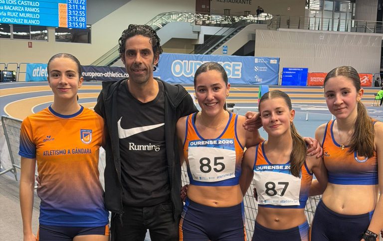 Un ouro e unha prata para Atletismo A Gándara no Campionato Galego