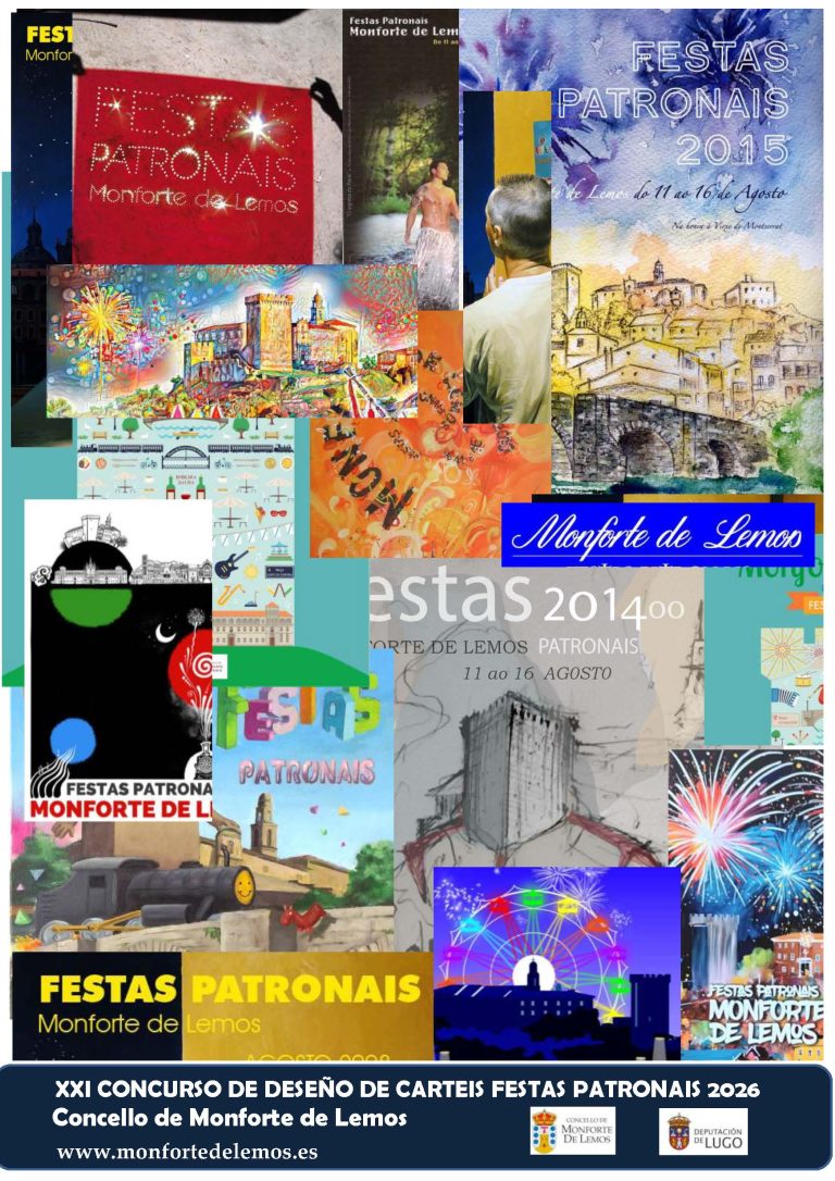 Ata o 5 de maio pódense presentar os carteis para anunciar as Patronais de Monforte