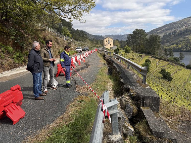 O PP esixe á Deputación unha actuación “inmediata e urxente polo risco de derrubamento” na LU-P-1801, en Chantada