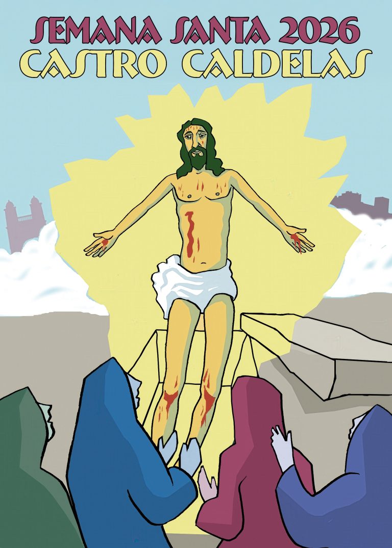 Siro López ilustra o cartel de Semana Santa de Castro Caldelas