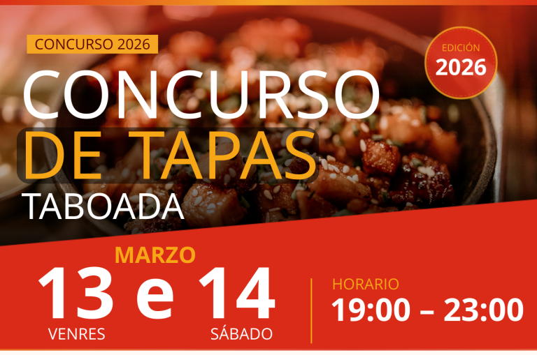 7 establecementos participan no Concurso de Tapas de Taboada que se celebra os días 13 e 14 de marzo