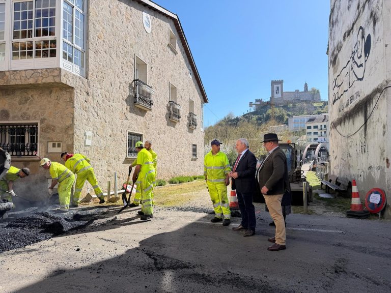 50.000€ na renovación do firme das rúas Lagares e Santa Clara en Monforte