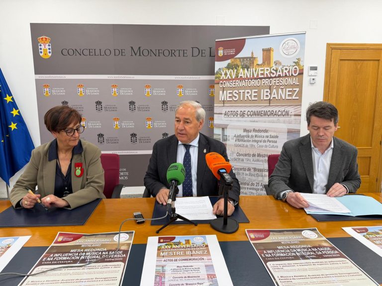 O Conservatorio Municipal de Música de Monforte celebra o seu 25 aniversario desde este 10 de abril